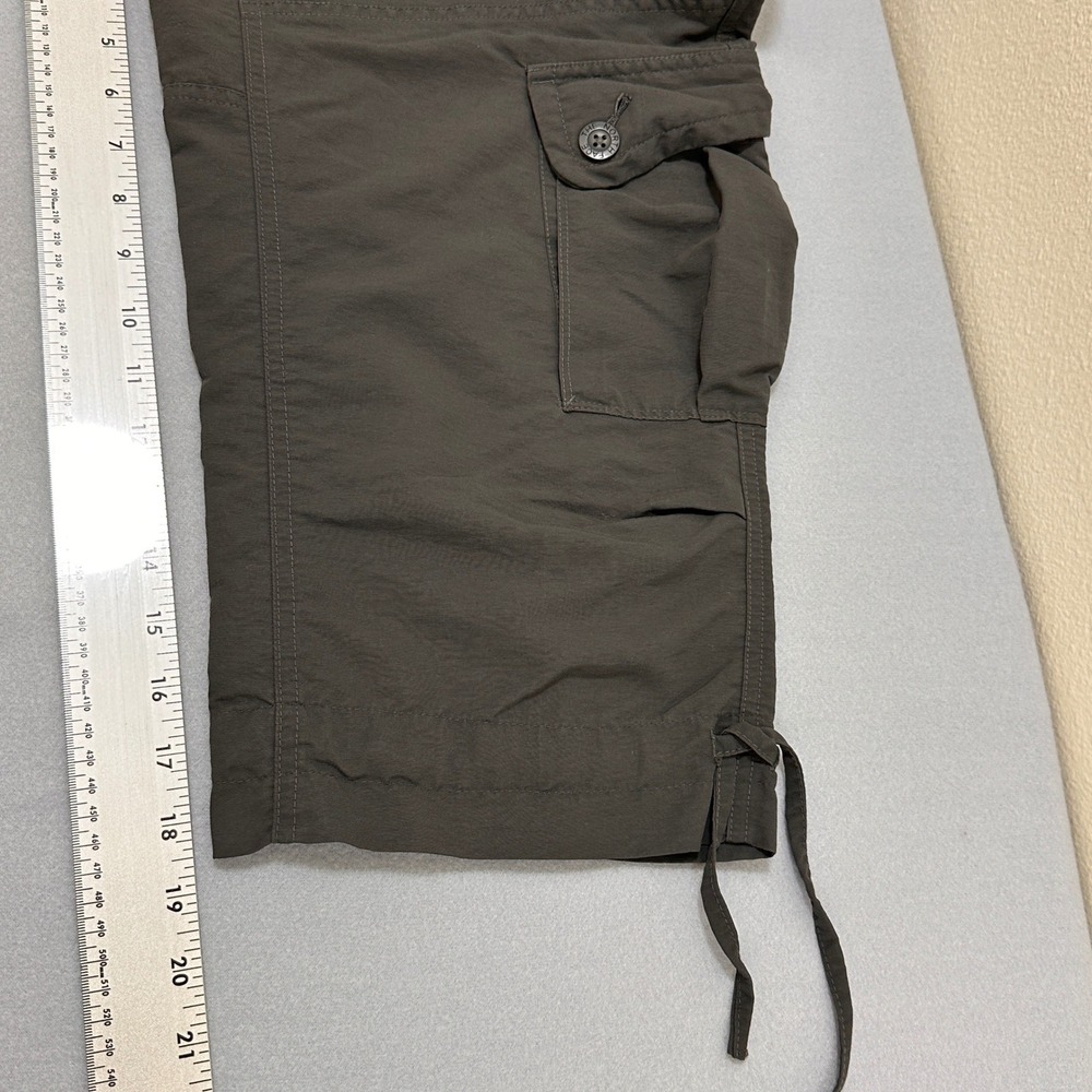 The North Face Cargo Capri Pants Womens 10 Gray Outdoor Hiking Utility - Picture 7 of 10